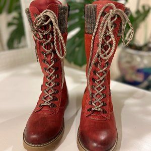 REMONTE Boot D9375-01 Flip Grip, Red Size 6.5/37